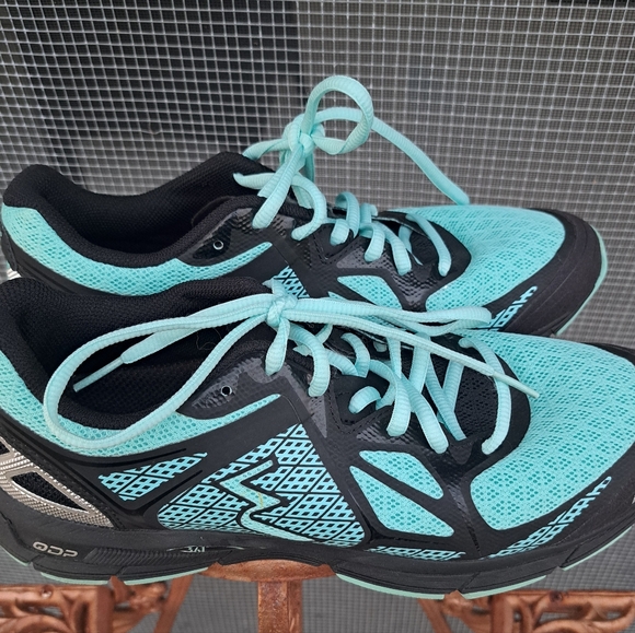 361° Fractal Teal and Black Athletic Shoes - Picture 2 of 10